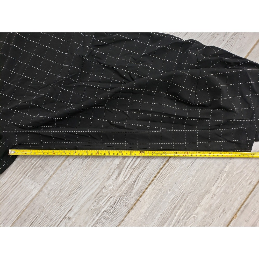 Rundholz Black Label Pants Balloon Cropped Black and White Check Grid XL NWT - Picture 8 of 14